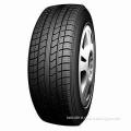 Passenger Car Tire, Comes in High-elastic and Low-heating Running Cap Rubber Formula